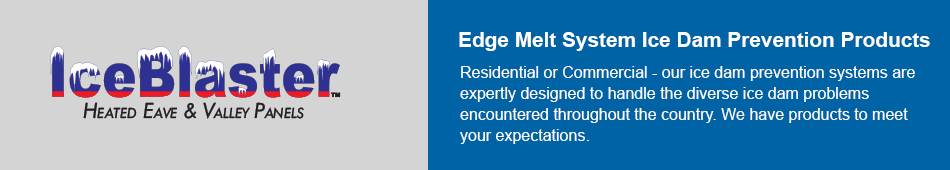 ice dam prevention products - Edge Melt Systems